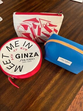 Shiseido Ginza Tokyo NWOT Cosmetic Pouches